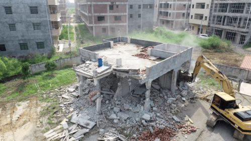 惠东又一五层民房被依法拆除，城市更新与安全治理并进